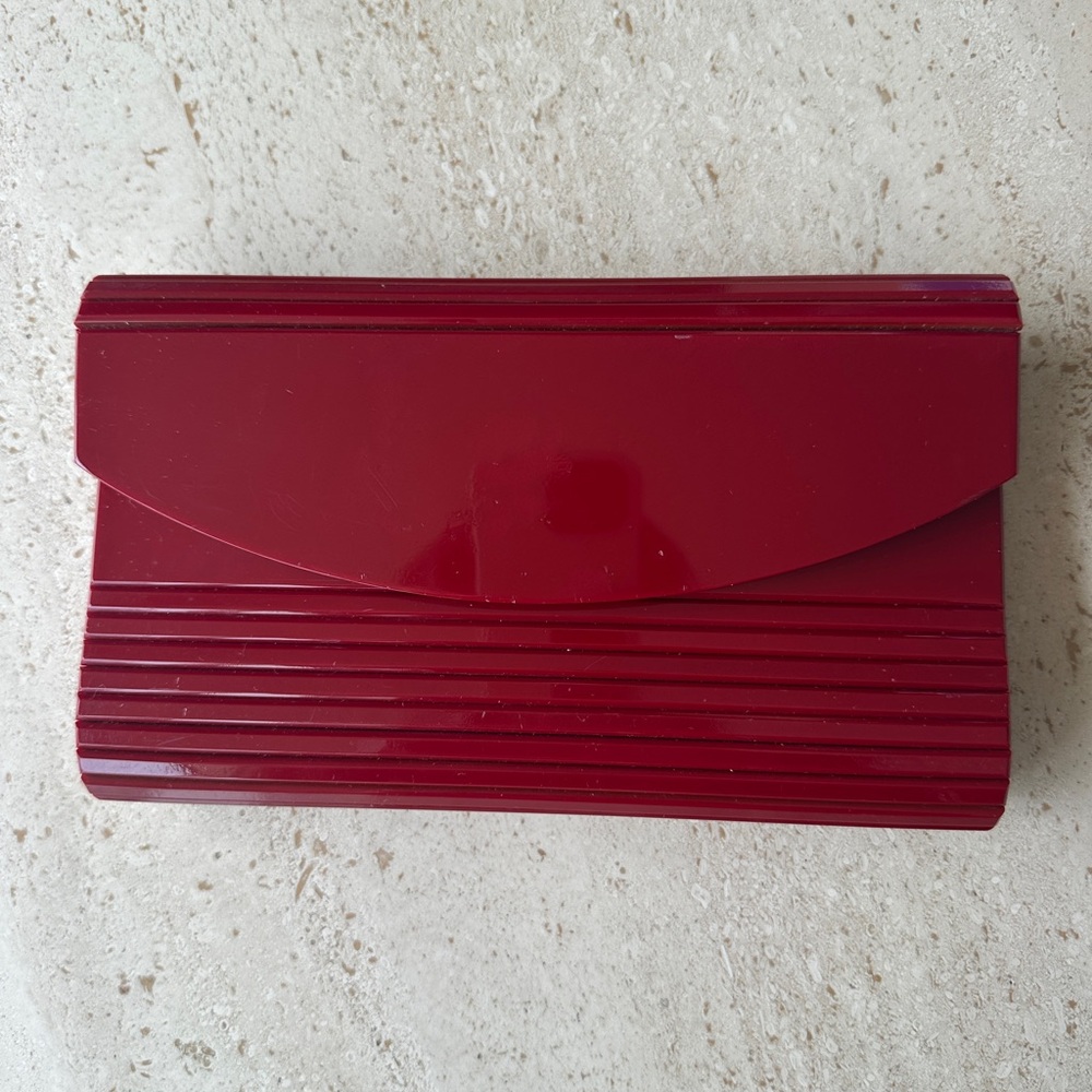 Elegant Red Clutch